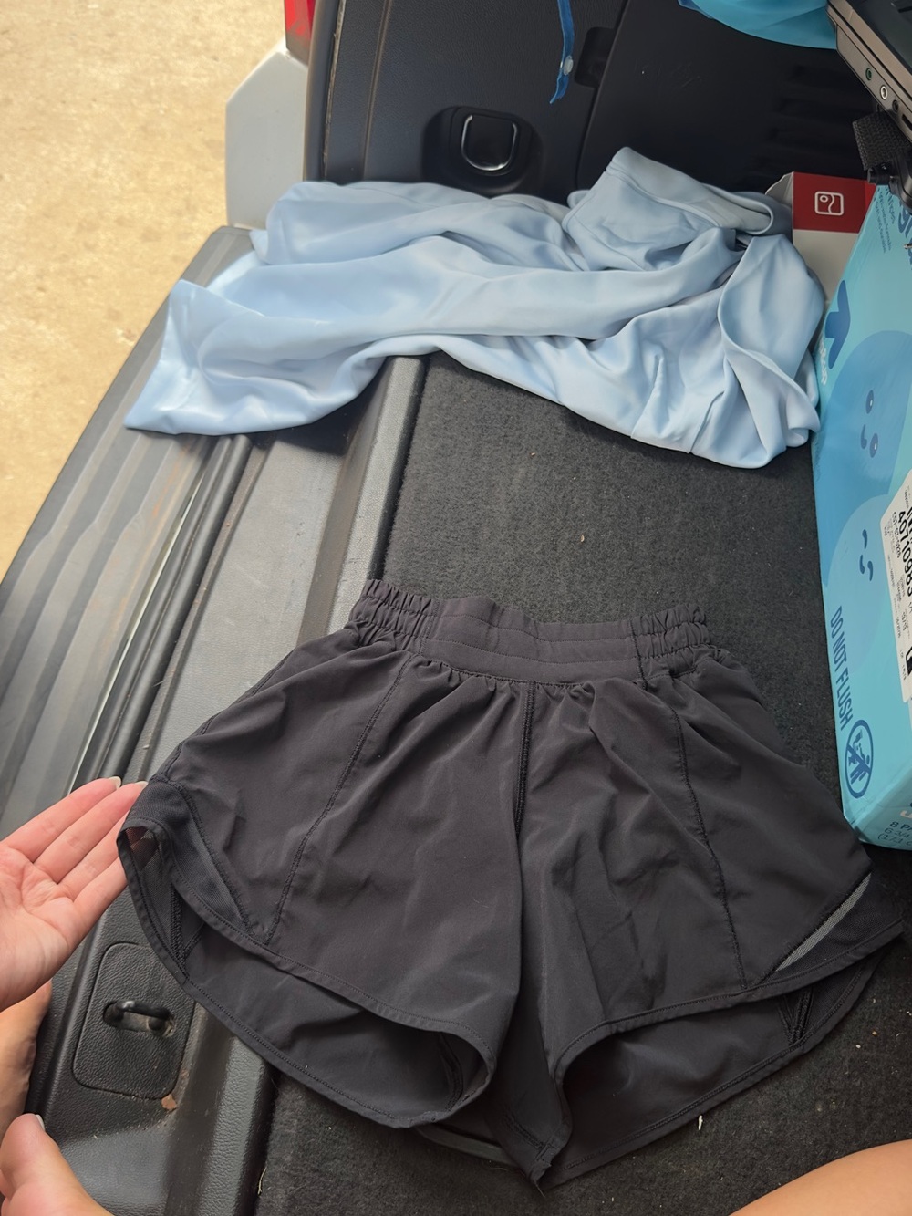 lululemon athletica Black Women's Running Shorts